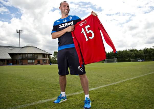 Kris Boyd had offers from Aberdeen, Dundee United and Kilmarnock, but opted to rejoin Rangers. Picture: SNS