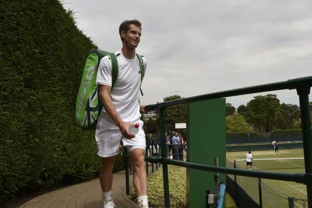 Defending champion Andy Murray breezed through the first week at Wimbledon. Picture: Reuters
