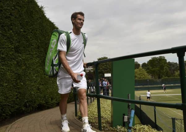 Defending champion Andy Murray breezed through the first week at Wimbledon. Picture: Reuters