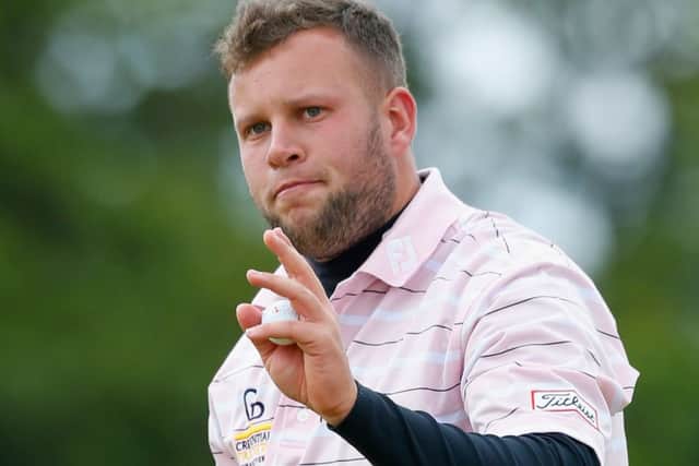 Andrew Johnston completes his third round at Aviemore, leading by two. Picture: Getty