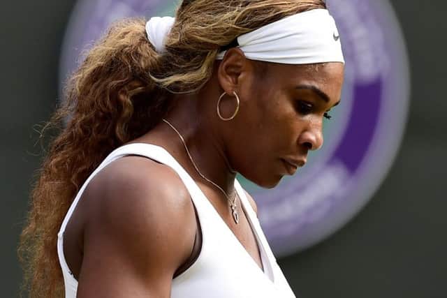 Serena Williams was left searching for answers after her defeat to Alize Cornet. Picture: Getty