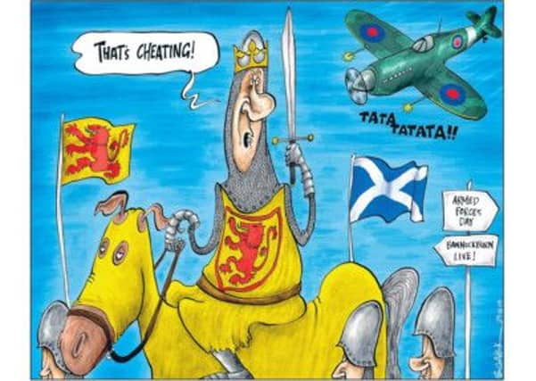 Brian Adcock cartoon