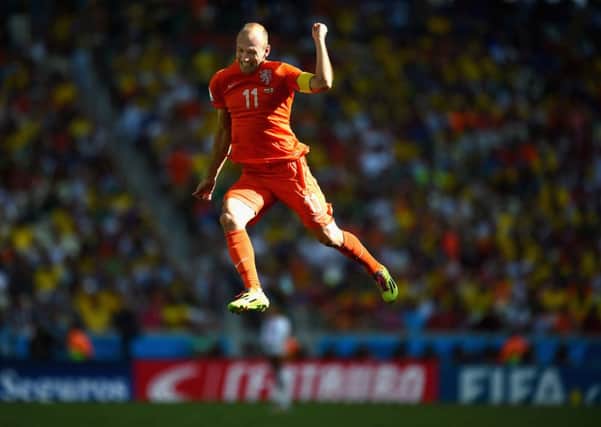 Dutch winger Arjen Robben has admitted diving - but not to win the penalty that put the Netherlands through. Picture: Getty