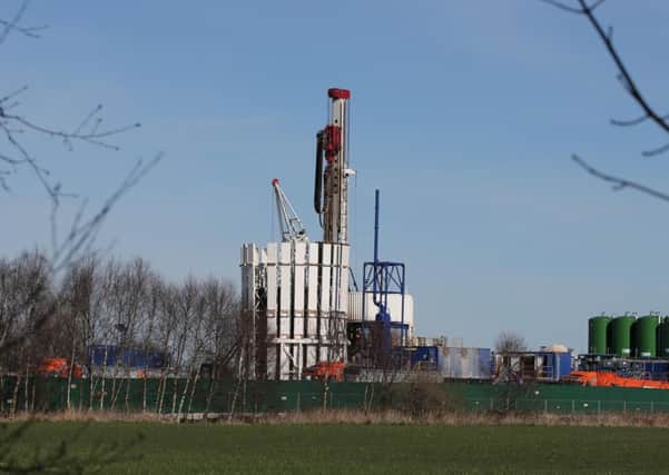 File photo of a test site for fracking in Manchester. Picture: PA