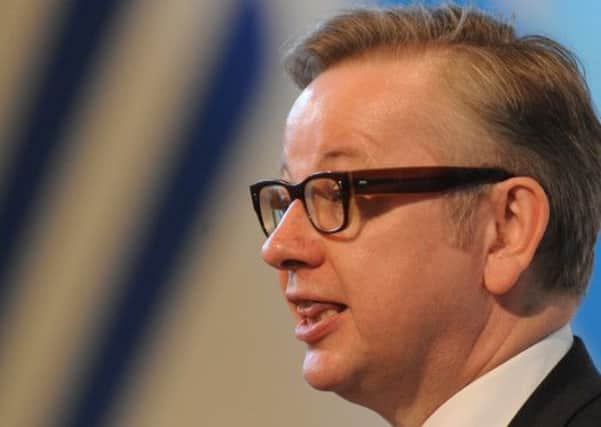 Michael Gove at Scottish Conservative conference in 2013. Picture: TSPL