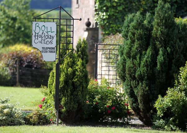 Boll Holiday Cottages in Alva after the body of Colin Machin, who ran the holiday cottages, was discovered in a freezer at a property in Alva, Clackmannanshire. Picture: PA