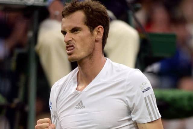 Andy Murray has reached the Wimbledon quarter finals after beating Kevin Anderson. Picture: PA