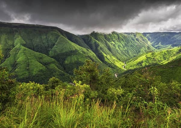 Storm clouds over the Khasi Hills, Cherrapunjee, Meghalaya, India. Picture: Contributed