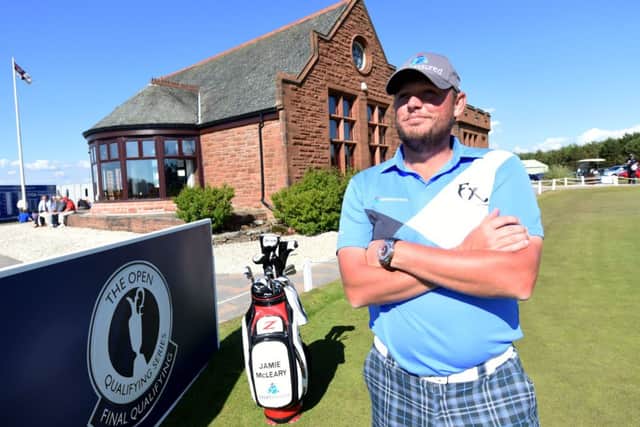 Jamie McLeary at Gailes Links. Picture: SNS