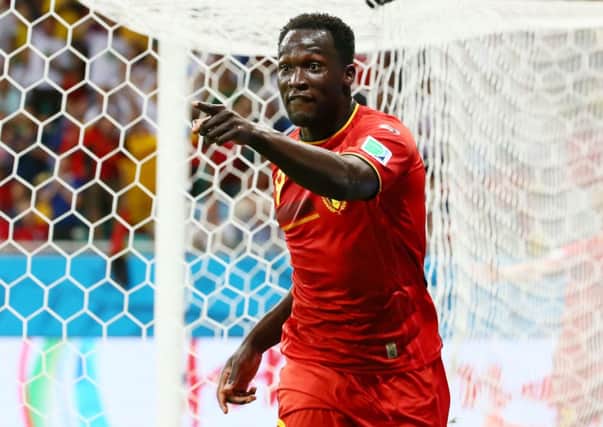 Romelu Lukaku came off the bench to score Belgium's second goal. Picture: Getty