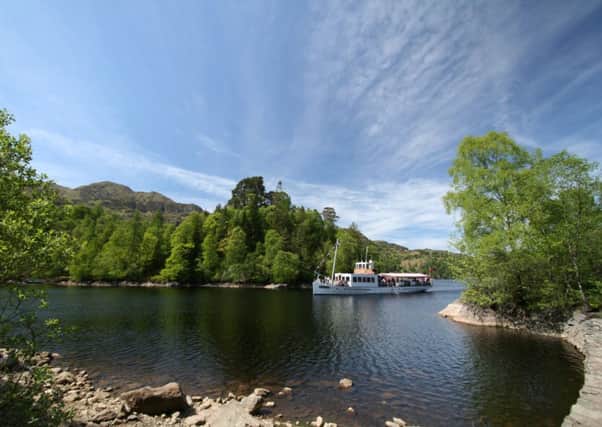 The SS Sir Walter Scott gliding across Loch Katrine. Picture: Contributed