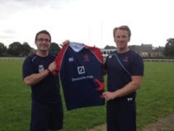 Mike Friday, left, is the Director of Rugby with Peter Richards coming on board as backs coach