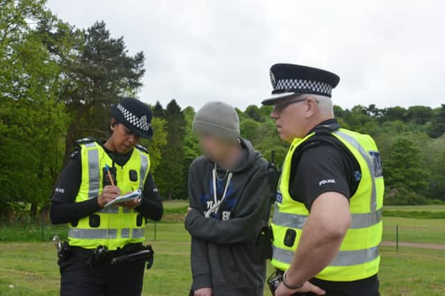 Police figures do not reveal how many of the stop and searches were statutory. Picture: George McLuskie