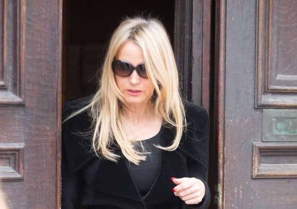 Nicola Hutcheon leaves Aberdeen Sheriff Court. Picture: Newsline
