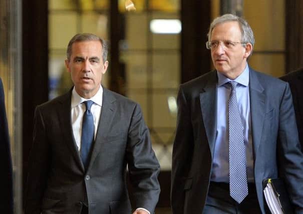 Jon Cunliffe, right, with Governor Mark Carney. Picture: Getty