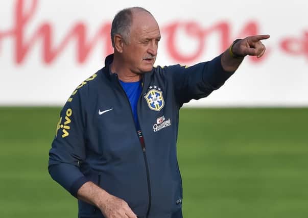 Brazil Head coach Luiz Felipe Scolari has encouraged his squad to enjoy their time with their wives and girlfriends. Picture: Getty