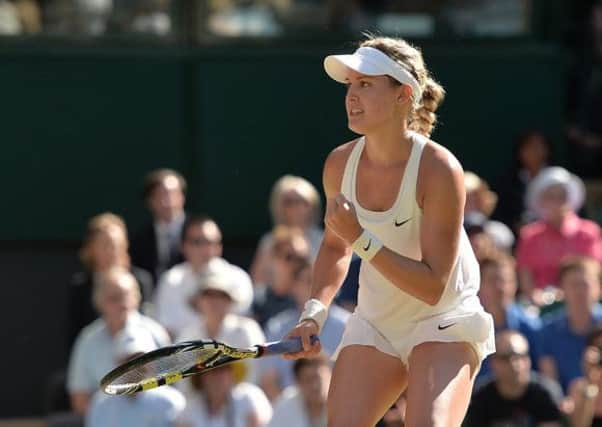 Eugenie Bouchard looks in good shape for final. Picture: PA