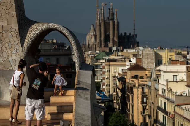 Barcelonas famous buildings still attract visitors from round the world. Picture: Getty