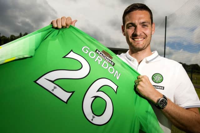 Craig Gordon is all smiles as he joins Celtic. Picture: SNS