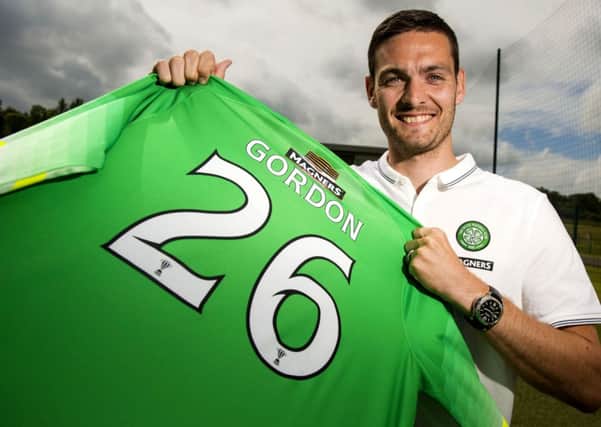 Craig Gordon is all smiles as he joins Celtic. Picture: SNS