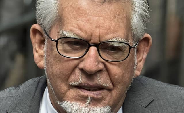 Rolf Harris was sentenced to five years and nine months in prison for sex crimes. Picture: AFP/Getty