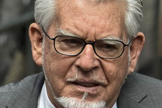 Rolf Harris was sentenced to five years and nine months in prison for sex crimes. Picture: AFP/Getty