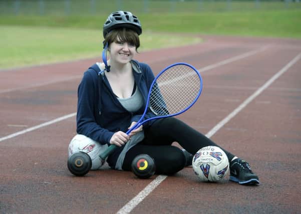 Blogger Paula McGuire is attempting each sport before the games get underway. Picture: John Devlin