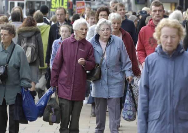 Scotland's ageing population will be a major concern in an independent Scotland. Picture: TSPL