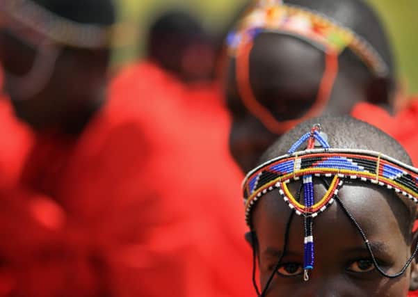 Kenyan teenage Maasai girls in Kilgoris, 220 kilometres north-west of the capital Nairobi. Picture: Getty