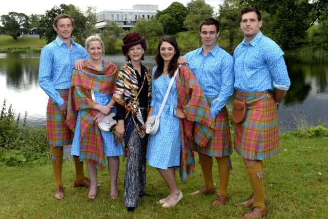 The Team Scotland uniforms for the Glasgow 2014 opening ceremony have been unveiled. Picture: SNS
