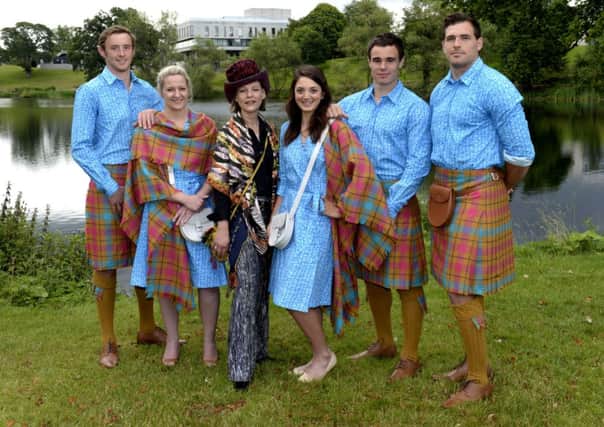The Team Scotland uniforms for the Glasgow 2014 opening ceremony have been unveiled. Picture: SNS