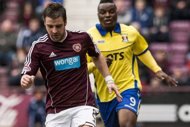 Scott Robinson has suffered a suspected fractured shin. Picture: TSPL
