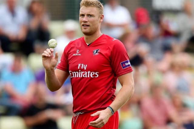 Andrew Flintoff was hardly needed but still racked up impressive statistics.  Picture: Getty Images