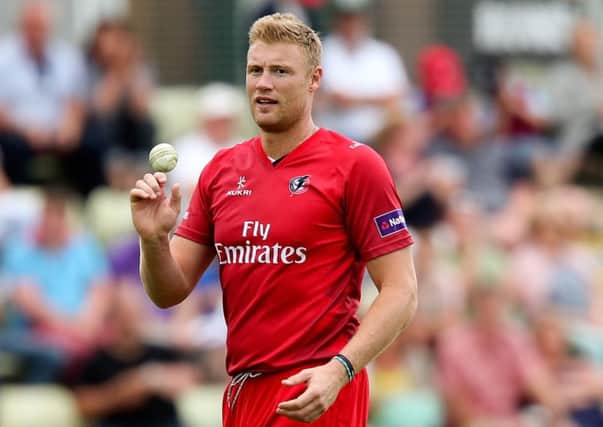 Andrew Flintoff was hardly needed but still racked up impressive statistics.  Picture: Getty Images