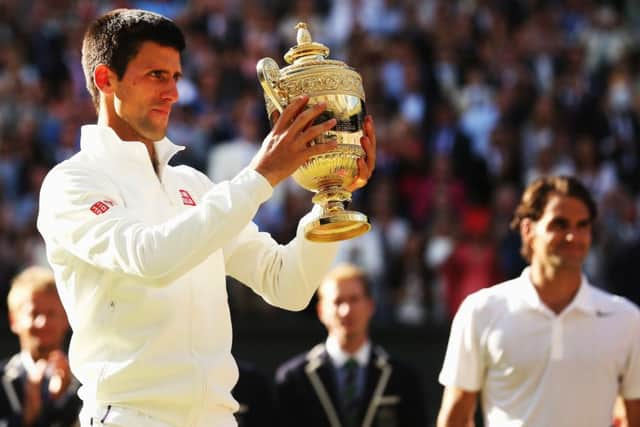 Djokovic wins his second Wimbledon title after an epic battle with Federer. Picture: Getty