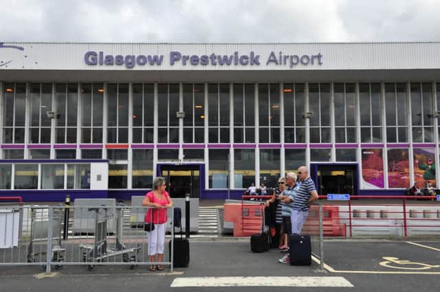 Prestwick airport in Ayrshire is getting state help to stay afloat. Picture: Robert Perry