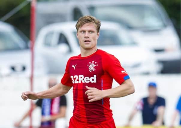 Marius Zaliukas played as a trialist for Rangers in their 1-1 draw with Brora on Sunday. Picture: SNS