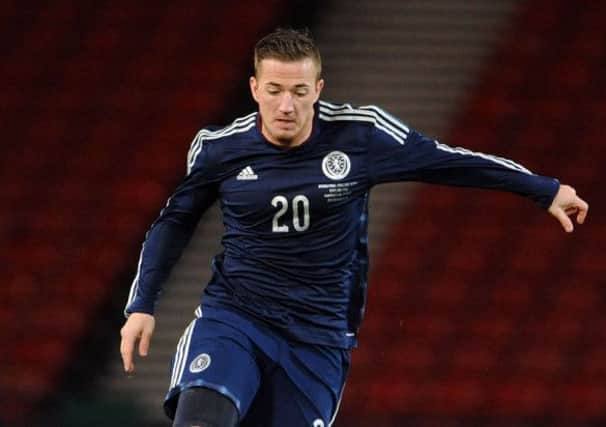 Ross McCormack in action for Scotland against the USA. Picture: Ian Rutherford