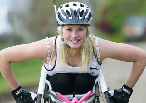 Sammi Kinghorn will compete in the Para-Sports 1500m in the Glasgow Commonwealth Games. Picture: Alastair Watson