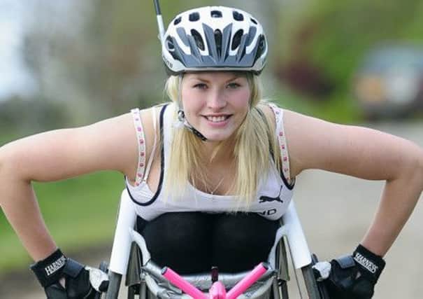 Sammi Kinghorn will compete in the Para-Sports 1500m in the Glasgow Commonwealth Games. Picture: Alastair Watson