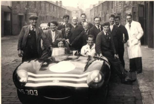 The Ecurie Ecosse team at Merchiston Mews 1956. Picture: Euan McGlynn