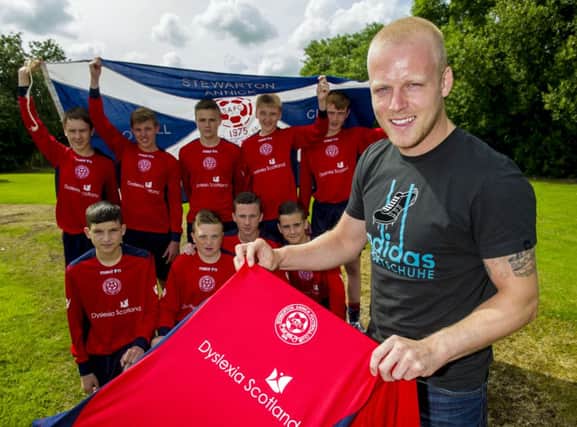 Naismith spoke after unveiling a sponsorship deal with his former boys club, Stewarton Annick. Picture: SNS.