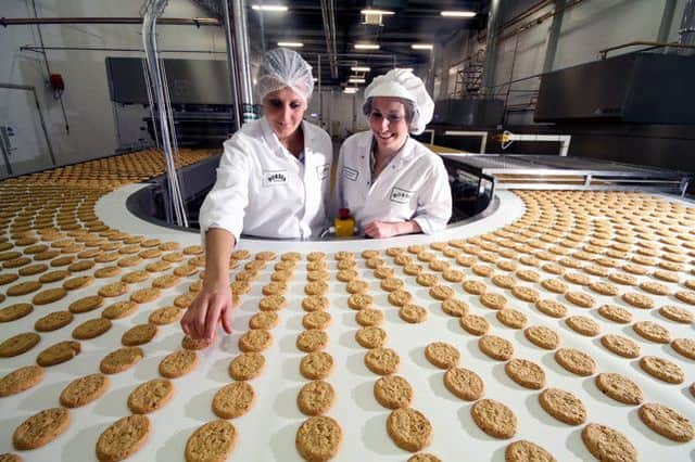 Family-owned Border Biscuits is an enterprising example of Scotlands food and drink industry. Picture: Peter Devlin