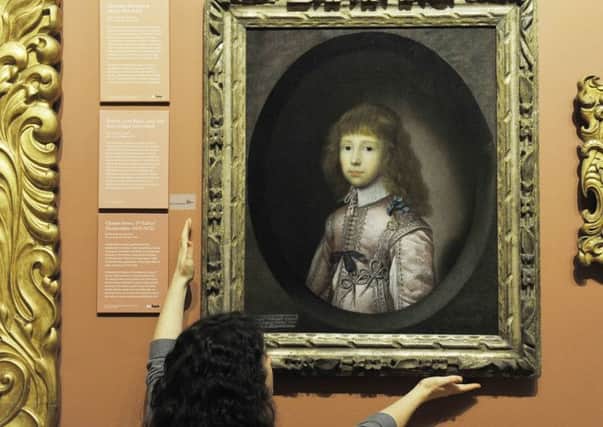 The portrait is on display at the Scottish National Portrait Gallery. Picture: Phil Wilkinson