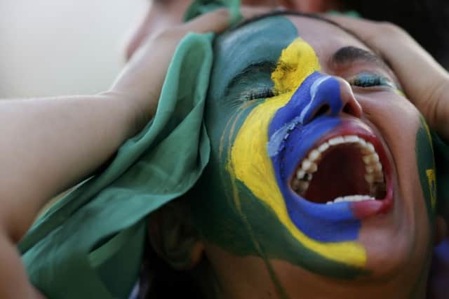 The result was too much for some Brazil fans to take. Picture: Reuters