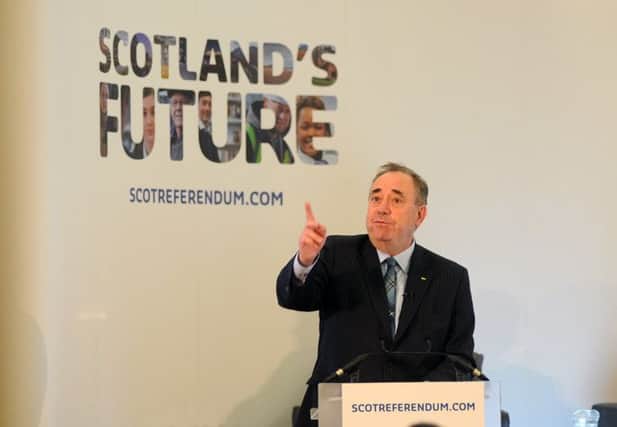 Alex Salmond was yesterday accused by opposition politicians of presiding over a 'culture of intimidation'. Picture: Stuart Cobley
