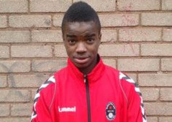 Bockarie Sonnah from Musselburgh, played football for local youth team Redhall Star