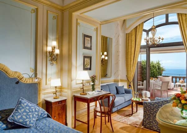 A room at the Grand Hotel Excelsior Vittoria in Sorrento. Picture: Contributed