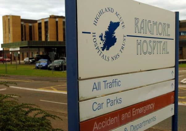 The worker was taken to Raigmore Hospital in Inverness for treatment. Picture: PA