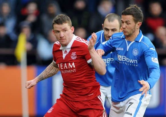 Jonny Hayes has insisted that, despite a five-goal lead, Aberdeen won't treat the return leg as a friendly. Picture: Ian Rutherford